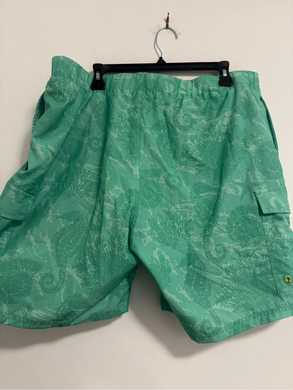 ZeroXposur Green  Performance Swim Trunks with Built in shorts